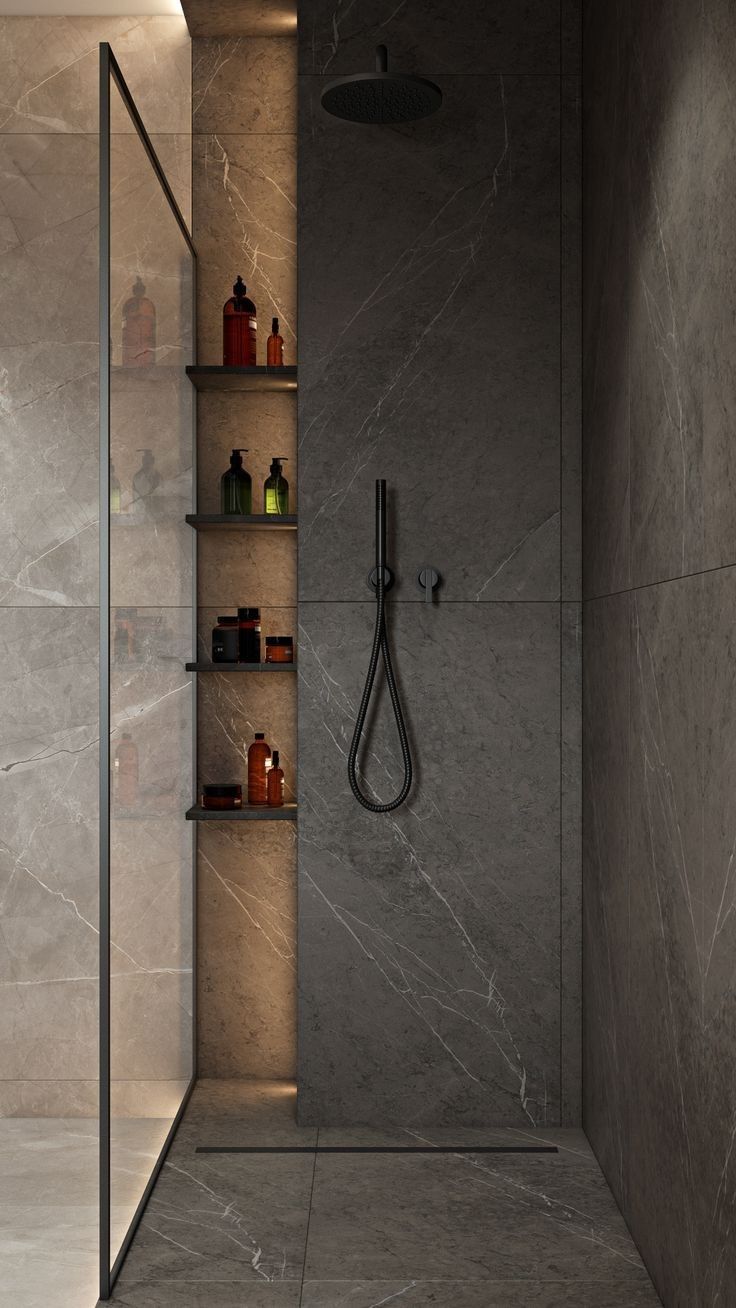 Modern bathroom tile design