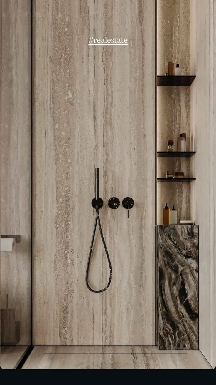 Bathroom interior with premium tiles