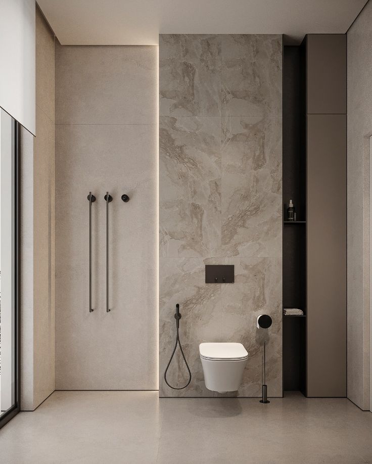 Contemporary bathroom ceramic finishes